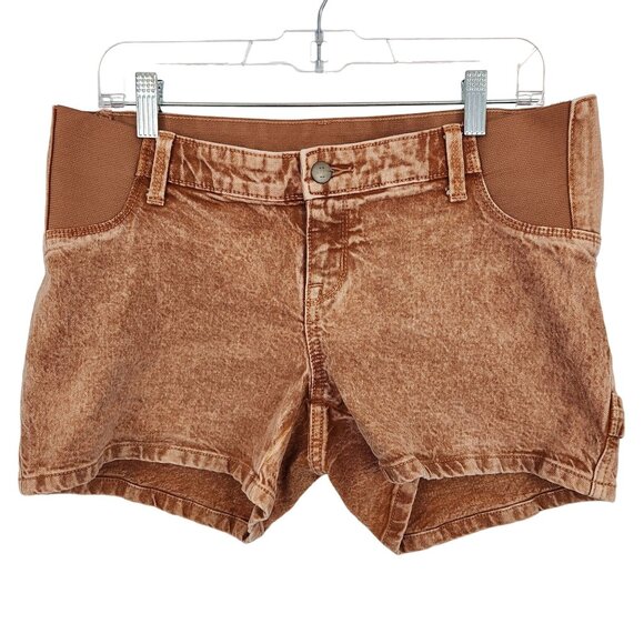 Isabel Maternity by Ingrid & Isabel Shorts Women's Size 4 Highest Rise Midi Jean - Picture 1 of 7